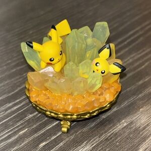 Re-ment Pokemon Gemstone Collection PIKACHU PICHU 2.5" Mini Figure Figurine Toy